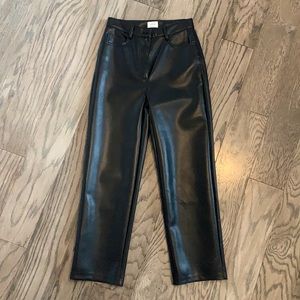 Aritzia Wilfred Melina Leather Pants - Classic 2